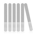 6 Pieces Stainless Steel Nail File Double-Sided Diamond Nail File Metal Nail File Manicure File for Family and Travel.