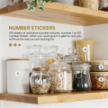 100 Sheets Number Labels Stickers 1-100 Numbers Round Stickers. 
