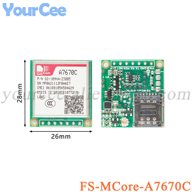 A7670C 4G Module CAT.1 Core Development Board Full Netcom With 2G LTE ...