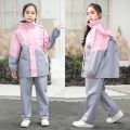 Raincoat and Rain Pants Suit for Kids Separate Body Waterproof Jacket for Primary and Secondary School Students Raincoat Kids.