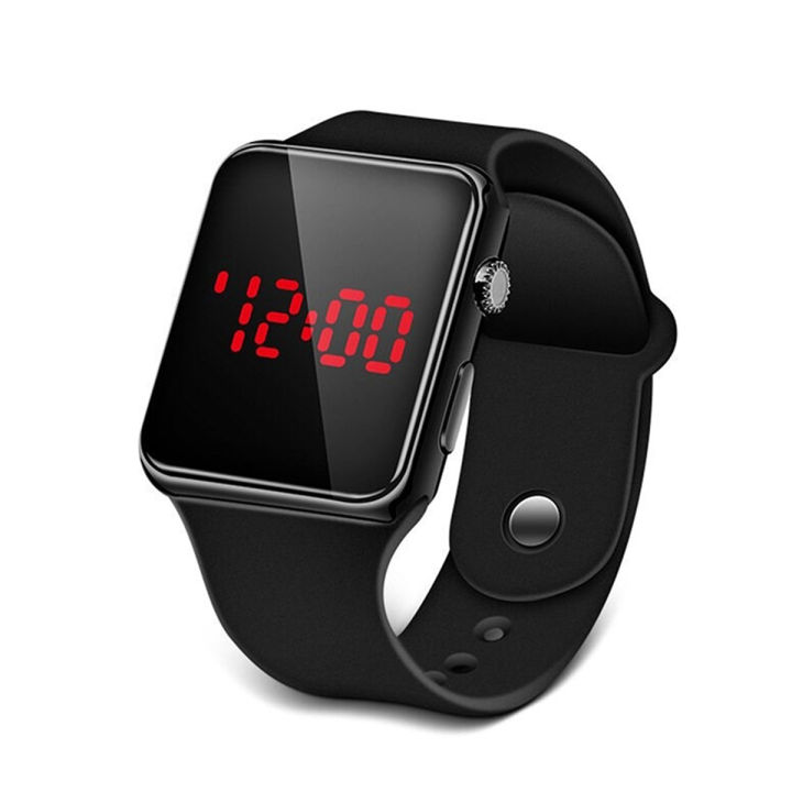 Square LED Digital Sports Watch