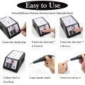 LINMANDA 35000RPM Electric Nail Drill Machine Manicure Nail Files Drill Bits Gel Polish Remover Tools With Nail Drill Bits Set Vnce Lncei.