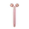 Facial massage metal 3D roller electric stick beauty device. 