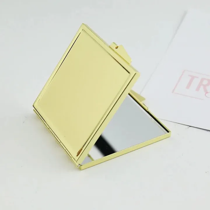 Cosmetic%20Magnifying%20Pocket%20Mirror%20X10%20Simple%20Metal%20Makeup%20Mirror%20For%20Purse%20Travel%20Bag%20Home%20Office%20Double-Sided%20Girls%20Mirror%20-%20Image%204