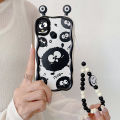For Samsung Galaxy A10S M01S Case Cute Cartoon Pattern Design with Flower Bracelet Phone Case. 