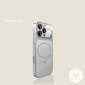 Luxury Matte Frosted Glass Magnetic Protective Cover Compatible For iPhone 17 Pro Max Air 16 17 14 15 13 Pro Max 16 15 Pro Luxury Shockproof Gold Orange Black Phone Case. 