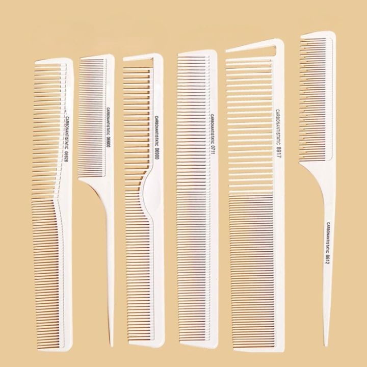 Hairdressing Carbon Comb Professional Hairdresser Cutting Comb Anti Static Hair Comb Haircut Tools Barber Hair Styling Comb