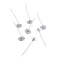 100Pcs/set Smokeless Candle Wicks Soy Wax Pure Cotton Core 4cm DIY Candle Making Pre-waxed Wick For Party Supplies Tetuo. 