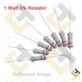 1W Carbon Film Resistor 4.7K Ohm 5%-50Pcs. 