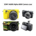 Soft Silicone A6000 Camera case Armor Skin Protector case for Sony Alpha 6000 A6000 Camera Bag. 