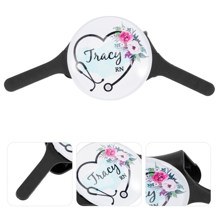 Stethoscope%20Name%20Tag%20Nursing%20Gifts%20Nurses%20Supplies%20Nurse's%20Day%20ID%20Card%20Identification%20Clip%20Tags%20Personalized%20Crystal%20Holder%20-%20Image%207