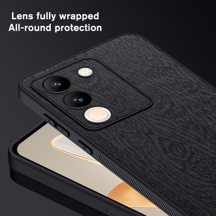 Vivov29e%20Back%20Shell%20Tree%20Leather%20Pattern%20Phone%20Case%20For%20vivo%20V2relax9e%20V29%20E%20V%2029E%205G%20Y200%206.67%20inch%20Soft%20Frame%20Protect%20Cover%20Fundas%20-%20Image%204