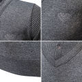 Autumn and Winter New Men's Two Piece Sweater with Fleece and Slim Fit Polo Collar Knitted Bottom Shirt Thickened and Warm. 