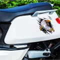 TOHAYIE Eagle Tear 3D Car Stickers Scratches Domineering Car Body Rear Bumper Decoration Stickers Motorcycle Stickers. 