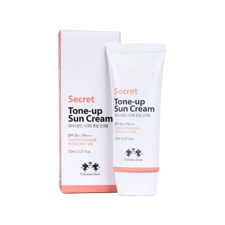 Christian Dean Secret Tone-Up Sun Cream with SPF50+ 70ml