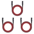 3pcs 6.5 Feet 14AWG SAE to SAE Extension Cable, Quick Disconnect Wire Harness DC Connector Cord Plug. 