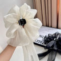 Fashion Large Bow Hair Claw Clip Super Fairy Temperament Headdress Women Hair Clip Sweet Hair Accessories. 