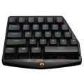 Popular 28 Keys One Handed Mechanical Wireless Gaming Keyboard RGB Backlit Gaming Keypad.