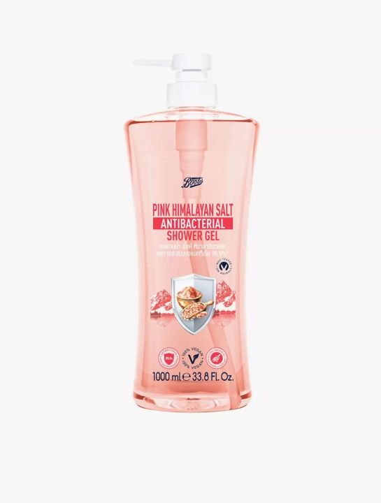 International Thailand product Hair care Boots PINK SALT ANTIBACTERIAL SHOWER GEL - 1000 ml