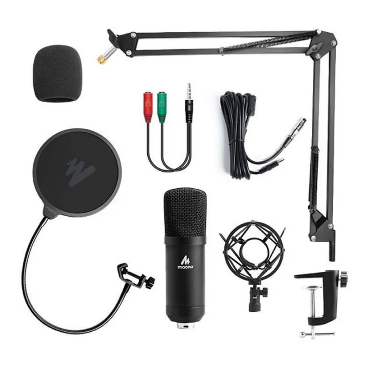MAONO%20AU-A03%20Podcast%20Studio%20Condenser%20Microphone%20with%20Boom%20Arm%20Kit%20For%20Youtube%20Record%20Vlog%20Livestream%20Gaming%20-%20Image%204