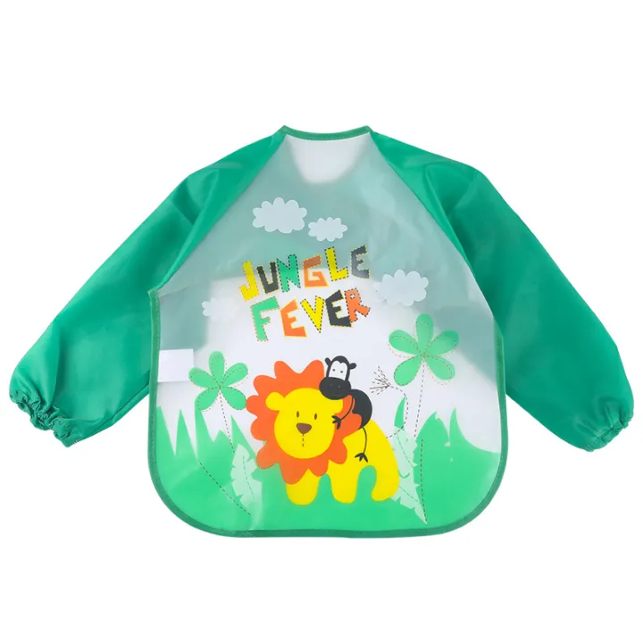 Long%20Sleeve%20Waterproof%20Baby%20Bibs%20Cute%20Cartoon%20Bear%20Baby%20Feeding%20Bibs%20Lace%20Up%20Design%20Newborn%20Toddler%20Kid%20Children%20Eating%20Aprons%20-%20Image%203