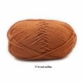4-Ply Milk Cotton Knitting Yarn (2 Pieces) - Get Creative with This Easy-to-Use and Clean Yarn for Your Crafting Projects.