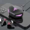 T33 TWS Gaming Headsets Low Latency Bluetooth-compatibl Earphones Stereo Wireless 5.2 Noise Cancellation Touch Control Headphone.