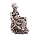 OUMERY Skull Skeleton Pen Holder Stand Pen Cup Makeup Brush Holder Desk Accessories Organizer for Home Office Desktop Decor. 