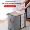Foldable Non-woven Fabric Clothing Storage Bag Quilt Storage Bag Winter Cloths Storage Organizer Bags Thickened Storage Bag. 