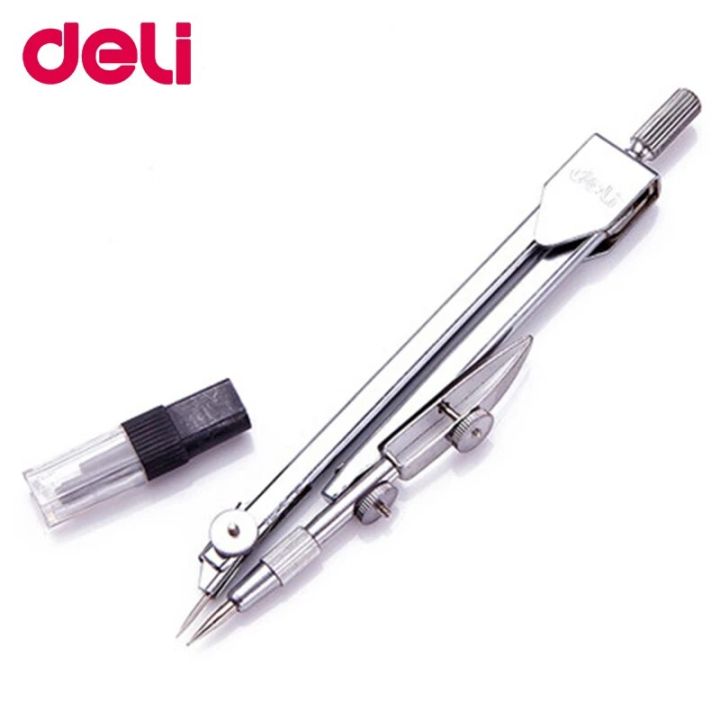 Deli%20Stainless%20Steel%20Multifunctional%20Drafting%20Drawing%20Compass/Lead%20Core%20Math%20Geometry%20Circles%20Tool%20Durable%20Supplies%208600/8601%20-%20Image%204
