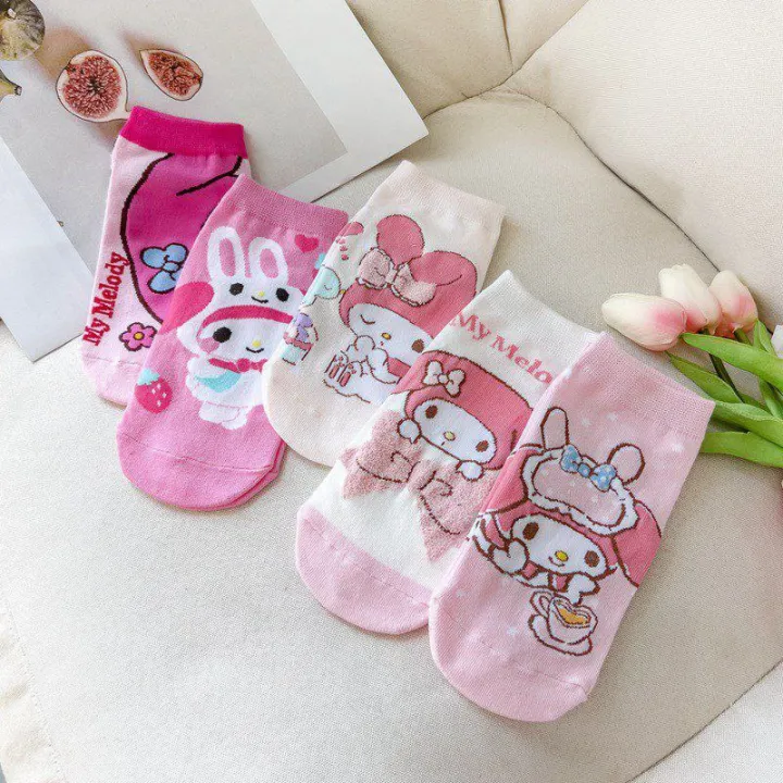 Japanese%20style%20cartoon%20socks%20women's%20bunny%20cute%20short%20socks%20Korean%20version%20women's%20boat%20socks%20cotton%20socks%20-%20Image%202