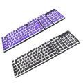 Pudding Keycaps Set, Full 104 Key Set Opaque PBT Keycap Set for 61/64/68/72/87/98/104 Keys Mechanical Keyboards Gaming Typing.