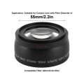 0.45X Camera Wide Angle and Macro Lens Additional Lens for Camera Lens with Filter Diameter of 55mm/2.2in. 
