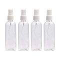 Plastic Spray Bottle - 100ml Capacity (Set of 4) This set includes four 100ml plastic spray bottles ideal for various applications.