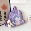 New Cartoon Bear School Bag for Boys and Girls 2-7 Years Old Kindergarten Baby Backpack Cute Creative Lightweight Backpack. 