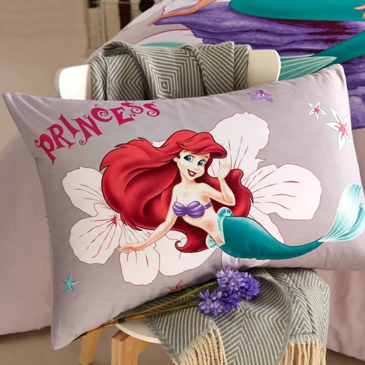 Disney%20Little%20Mermaid%20Ariel%20100%25%20Cotton%20Bedding%20Set%203D%20Printed%20Pink%20Duvet%20Cover%20Set%20Pillow%20Cases%20Bed%20Sheet%20Girls%20Bedroom%20Decor%20-%20Image%202
