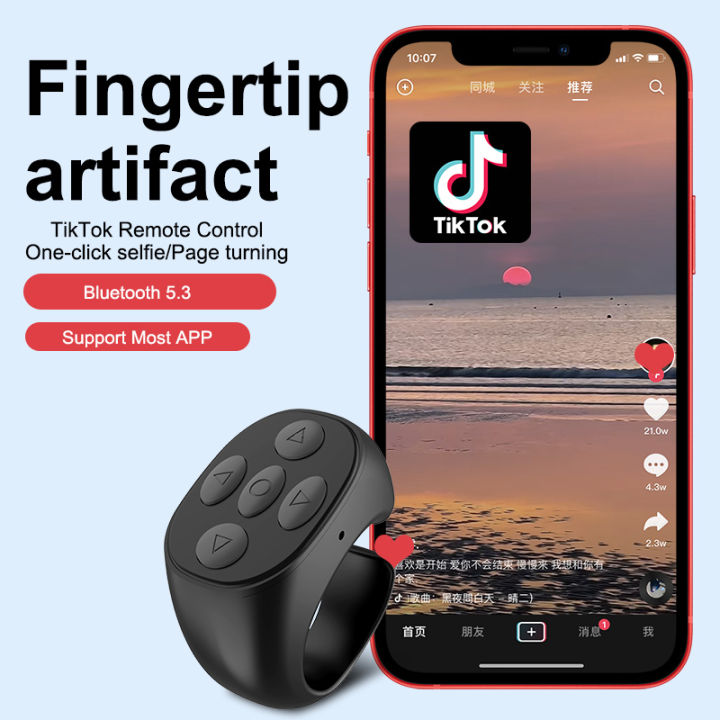 2024%20Bluetooth%20Tiktok%20Remote%20Control%20Ring%20Gadget%20Flipping%20Selfie%20Fingertip%20Controller%20Give%20Likes%204%20Buttons%2010m%20for%20IPhone%20Xiaomi%20-%20Image%203