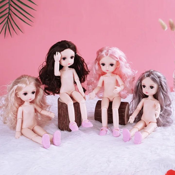%E3%80%90The%20road%20to%20happiness%20Store%E3%80%91New%201/6%20BJD%20Doll%20Makeup%203D%20Eyeball%20Eyelash%20Up%2026cm%20Cute%20Dolls%20for%20Girls%20Toy%20-%20Image%204