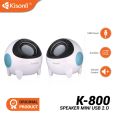 KISONLI K800 USB Multimedia Mini Gaming Speaker With Super Bass For Laptop Desktop. 