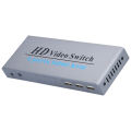 KVM Switch 4 Input 1 Output 4 Port HighDefinition Multimedia Interface Screen Switcher with 4 Connection Cables for PC. 