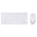 KM901 Keyboard Mouse Combo 2.4G Wireless 78 Key Mini Keyboard and Mouse - Black & White 1 pcs. 