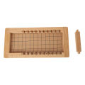 Wooden Building Toy, Wooden Blocks Toy Color Cognition Glossy Educational Safe for Adults for Kindergarten.
