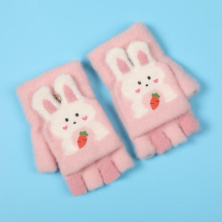 Boy%20Girl%20%20%20Wool%20Knit%20Kid%20Soft%20Half%20Finger%20Flip%20Glove%20Children%20Winter%20Warm%20Cute%20Cartoon%20Fox%20Knit%20Mitten%20-%20Image%209