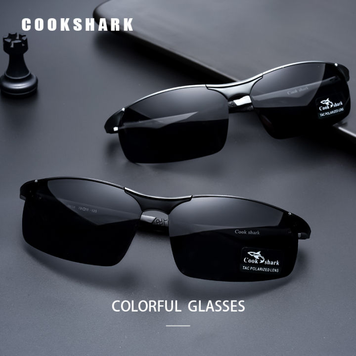 Cook%20Shark%202020%20new%20aluminum%20magnesium%20sunglasses%20men's%20sunglasses%20HD%20polarized%20driving%20driver%20glasses%20tide%20-%20Image%202