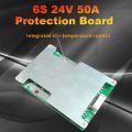 6S 24V 50A Lithium Battery Protection Board PCB BMS Protection Board with Power Battery Balance/Enhance. 