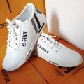 Trendy shoes for men high quality fabrics and brethible outdoor sport sneakers light weight air fake men's shoes.