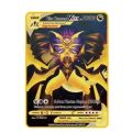Pokemon metal gold card, 48 style, Mewtwo Ex GX Picchu gold card, rare iron game, super collection card VMAX Solgaleo MuXiaRe. 