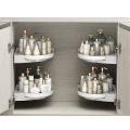 Space-saving Shower caddy corner Convenient Durable 360 degrees rotate Shower organizer shelves Waterproof Easy to install Lazy Susan organizer turntable for Small bathrooms College dorm rooms Family.