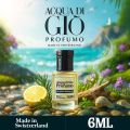 Acqua di Giò Profumo Perfume Oil – Swiss-Made Luxury Men’s Attar | Long-Lasting Fresh Aquatic & Woody Fragrance with Patchouli & Incense | Roll-On Perfume Oil. 