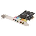 PCI-E X1 CMI8738 Chip 32/64 Bit Sound Card Stereo 5.1 Channel for P. 